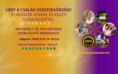 Keleti gyógyászattal integrált holisztikus Schüssler só workshop
